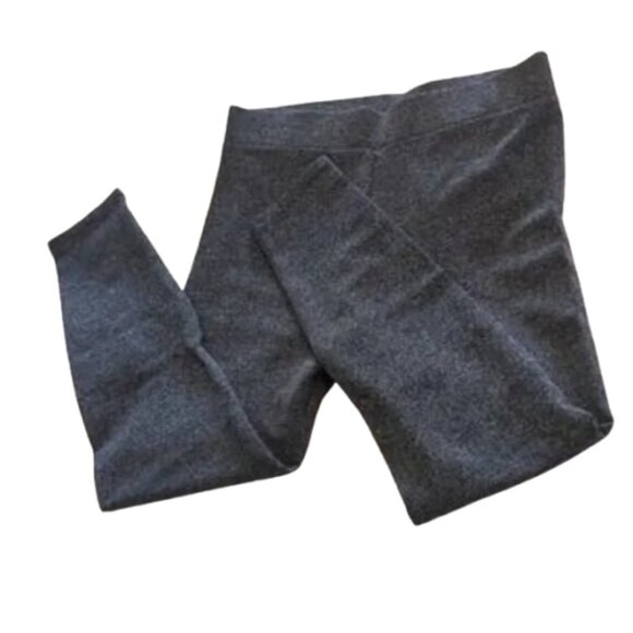 Lou & Grey Marled Black Ponte Pants Leggings - Large - Picture 1 of 6